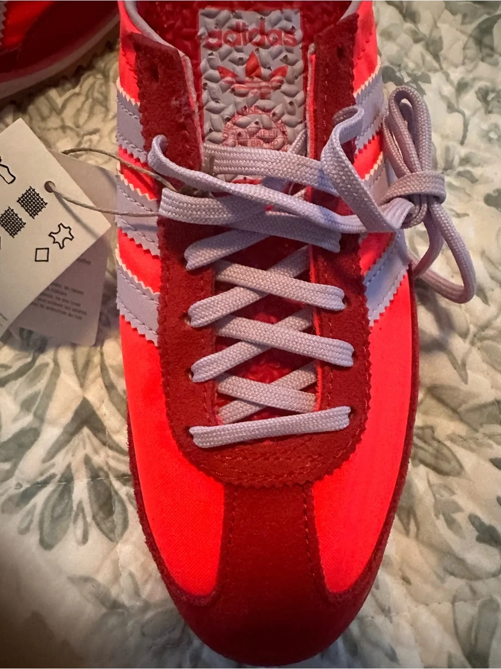 adidas Women's Red & Light Purple Sneakers - Picture 4 of 8